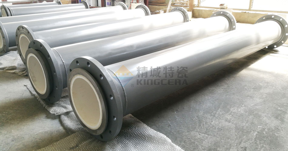耐磨陶瓷管为什么比高铬铸铁管道更耐磨损？