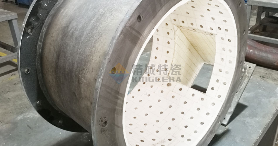 耐磨陶瓷管道如何防止陶瓷片脱落