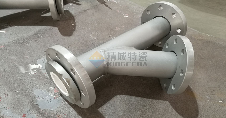 整体成型陶瓷三通管